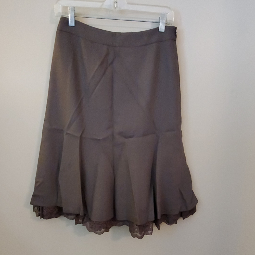 Petite Wool Ann Taylor Loft Skirt